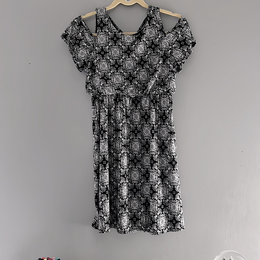 Three pink hearts girls dress